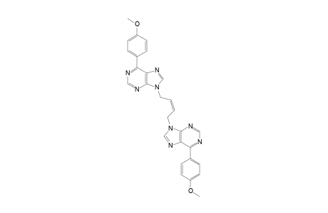 N9,N9''-BIS-[(Z)-2'-BUTENYL-1',4'-DIYL]-6-(4-METHOXYPHENYL)-PURINE