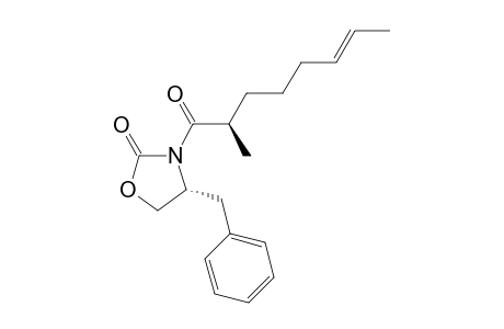 (4R,2'R,6'E)-4-Benzyl-3-(2'-methyloctenoyl)oxazolidin-2-one