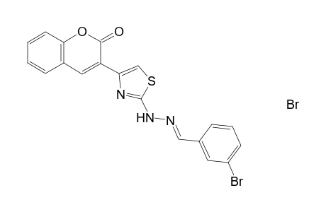 2-[2-(3-bromobenzylidene)hydrazino]-4-(2-chromon-3-yl)thiazole