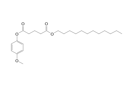 Glutaric acid, dodecyl 4-methoxyphenyl ester