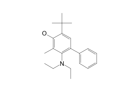 2-Tert-butyl-5-diethylamino-6-methyl-4-phenylphenol