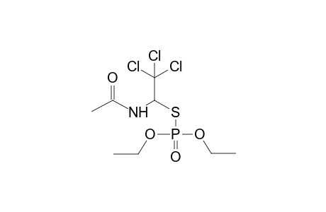 O,O-DIETHYL-S-(1-N-ACETAMIDE-2,2,2-TRICHLOROETHYL)THIOPHOSPHATE