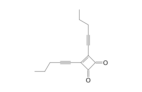 3,4-BIS-(1-PENTYN-1-YL)-3-CYCLOBUTENE-1,2-DIONE