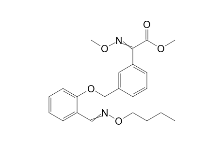 Benzeneacetic acid, 3-[[2-[(butoxyimino)methyl]phenoxy]methyl]-alpha-(methoxyimino)-, methyl ester