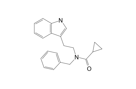 N-benzyl-N-[2-(1H-indol-3-yl)ethyl]cyclopropanecarboxamide