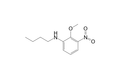 Benzenamine, N-butyl-2-methoxy-3-nitro-