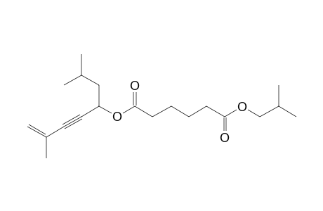 Adipic acid, 2,7-dimethyloct-5-yn-7-en-4-yl isobutyl ester