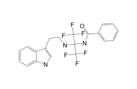 N-[1,1,1,3,3,3-hexafluoro-2-[2-(1H-indol-3-yl)ethylamino]propan-2-yl]benzamide