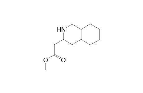 2-(1,2,3,4,4a,5,6,7,8,8a-decahydroisoquinolin-3-yl)acetic acid methyl ester