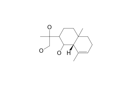 6.beta.-1,5-Dimethyl-7-hydroxy-8-(1-hydroxy-1-(hydroxymethyl)ethyl)bicyclo[4.4.0]deca-4-ene