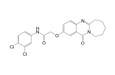 acetamide, N-(3,4-dichlorophenyl)-2-[(6,7,8,9,10,12-hexahydro-12-oxoazepino[2,1-b]quinazolin-2-yl)oxy]-