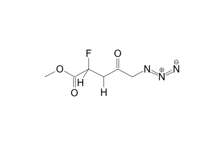 METHYL 5-AZIDO-2-FLUORO-4-OXOPENTANOATE