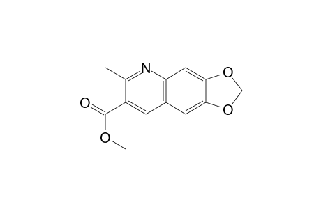 Methyl 6-Methyl-1,3-dioxolo[4,5-g]quinoline-7-carboxylate