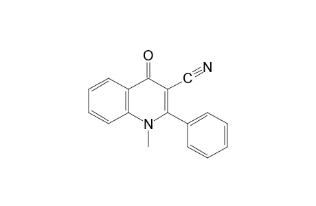 1,4-dihydro-1-methyl-4-oxo-2-phenyl-3-quinolinecarbonitrile