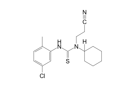 3-(5-chloro-o-tolyl)-1-(2-cyanoethyl)-1-cyclohexyl-2-thiourea