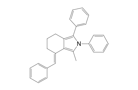 (E)-4-Benzylidene-3-methyl-1,2-diphenyl-4,5,6,7-tetrahydro-2H-isoindole