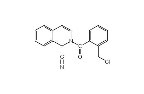 2-(alpha-chloro-o-toluoyl)-1,2-dihydroisoquinaldonitrile