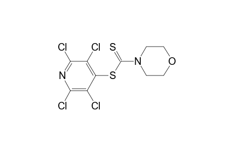 4-Morpholinecarbodithioic acid, 2,3,5,6-tetrachloro-4-pyridinyl ester