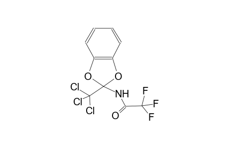 acetamide, 2,2,2-trifluoro-N-[2-(trichloromethyl)-1,3-benzodioxol-2-yl]-