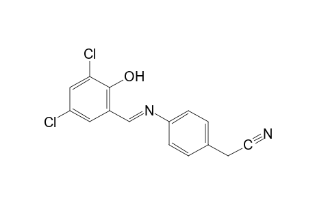 {p-[(3,5-dichlorosalicylxdene)amino]phenyl}acetonitrile