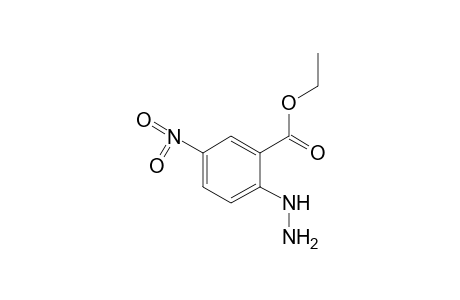 2-hydrazino-5-nitrobenzoic acid, ethyl ester
