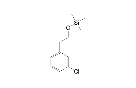 3-Chlorophenethyl alcohol, tms derivative