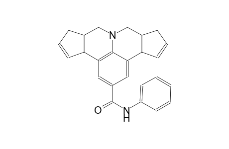 Benzo[i,j]dicyclopentano[b,g]quinolizine-2-carboxamide, 3b,6,6a,7,9,9a,10,12a-octahydro-N-phenyl-