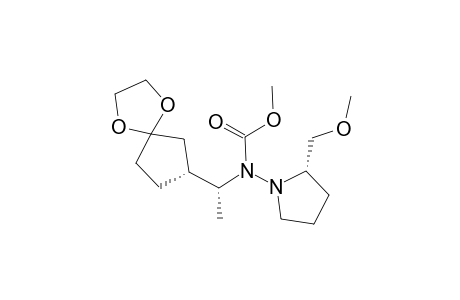 (S,R,R)-2-(Methoxymethyl)-1-{N-[2-(3,3-ethylidenedioxycyclopentyl)ethyl]-N-(methoxycarbonyl)amino}pyrrolidine