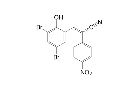3-(3,5-dibromo-2-hydroxyphenyl)-2-(p-nitrophenyl)acrylonitrile