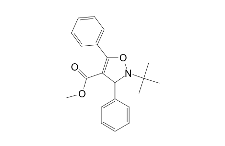 2-Tert-butyl-3,5-diphenyl-4-(methoxycarbonyl)dihydroisoxazole