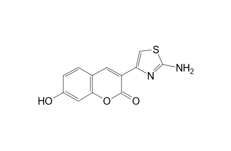 3-(2-Amino-1,3-thiazol-4-yl)-7-hydroxy-2H-chromen-2-one