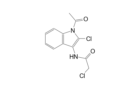 N-(1-acetyl-2-chloro-1H-indol-3-yl)-2-chloroacetamide