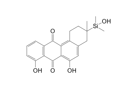 1,2,3,4-Tetrahydro-6,8-dihydroxy-3-methyl-3-(hydroxydimethylsilanyl)benzo[a]anthracene-7,12-dione