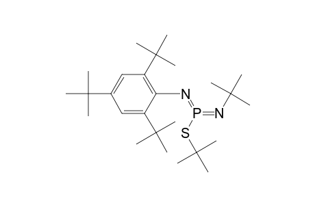 (tert-Butylimino)[(2,4,6-tri-tert-butylphenyl)imino](tert-butyl-thio)phosphorane