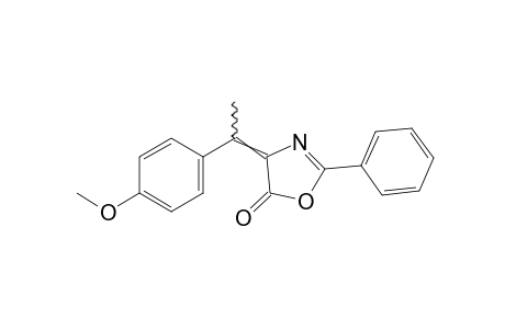 4-(p-methoxy-α-methylbenzylidene)-2-phenyl-2-oxazolin-5-one