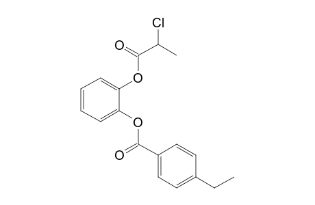 1,2-Benzenediol, o-(2-chloropropionyl)-o'-(4-ethylbenzoyl)-