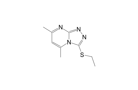 3-(ethylsulfanyl)-5,7-dimethyl[1,2,4]triazolo[4,3-a]pyrimidine