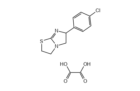 6-(p-chlorophenyl)-2,3,5,6-tetrahydroimidazo[2,1-b]thiazole, oxalate