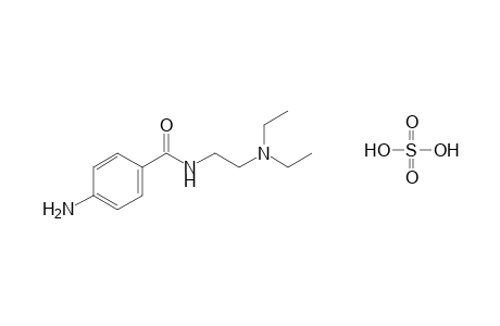 p-amino-N-[2-(diethylamino)ethyl]benzamide, sulfate(1:1)