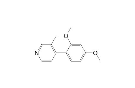 3-Methyl-4-(2',4'-dimethoxyphenyl)pyridine