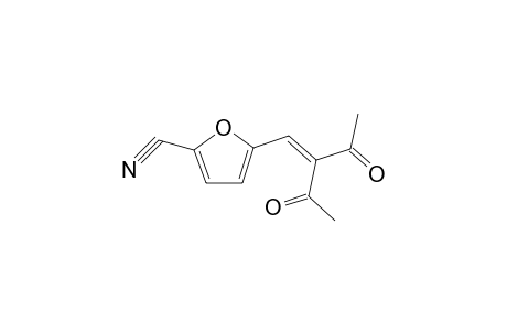 5-(2-Acetyl-3-oxo-1-butenyl)-2-furonitrile