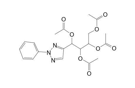 1,2,3,4-Butanetetrol, 1-(2-phenyl-2H-1,2,3-triazol-4-yl)-, tetraacetate (ester), [1R-(1R*,2S*,3R*)]-