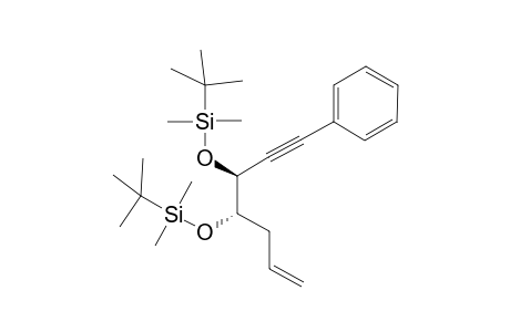 (4S,5S)-4,5-Bis(tert-Butyl-dimethylsiloxy)-7-phenylhept-1-en-6-yne