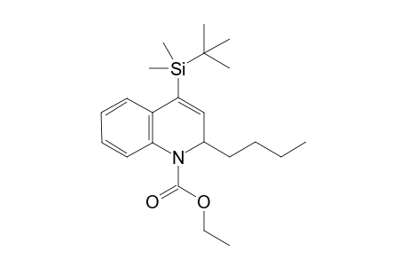 Ethyl 2-butyl-4-(tert-butyldimethylsilyl)quinoline-1(2H)-carboxylate