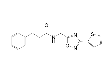 benzenepropanamide, N-[[3-(2-thienyl)-1,2,4-oxadiazol-5-yl]methyl]-