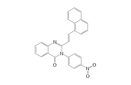 2-[(E)-2-(1-Naphthyl)ethenyl]-3-(4-nitrophenyl)-4(3H)-quinazolinone