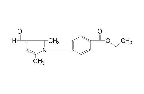 p-(2,5-dimethyl-3-formylpyrrol-1-yl)benzoic acid, ethyl ester