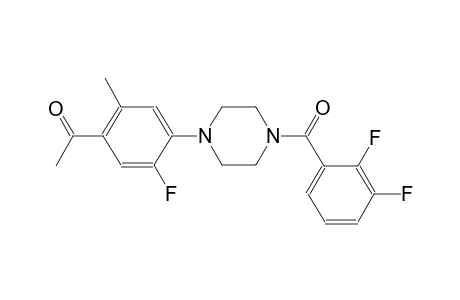 ethanone, 1-[4-[4-(2,3-difluorobenzoyl)-1-piperazinyl]-5-fluoro-2-methylphenyl]-