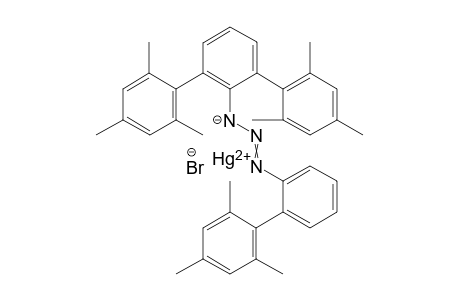 Bromo-{[[N'-2-(2',4',6'-trimethyl)biphenyl]-(N'''-2,4,6,2'',4'',6''-hexamethyl-1,1':3',1''-terphen-2'-yl)]triazenido-N'}mercury