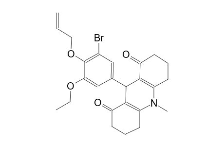 1,8(2H,5H)-acridinedione, 9-[3-bromo-5-ethoxy-4-(2-propenyloxy)phenyl]-3,4,6,7,9,10-hexahydro-10-methyl-